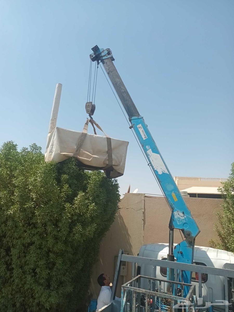 كرين رفع اغراض ومواد بناء رفع مكيفات واثاث ورفع كنب63617377031426111