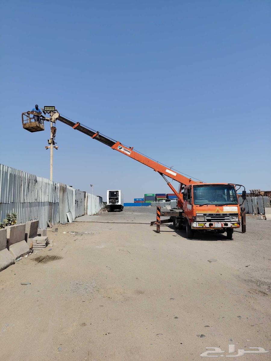 كرين للإيجار 7 طن باسكت 21 متر رافة شوكية64350130045314113