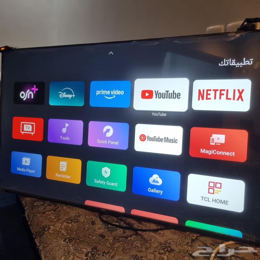 شاشة TCL 50 بوصة من جرير شبه جديدة وضوح فائق HDR نظام صوت64369952336897112