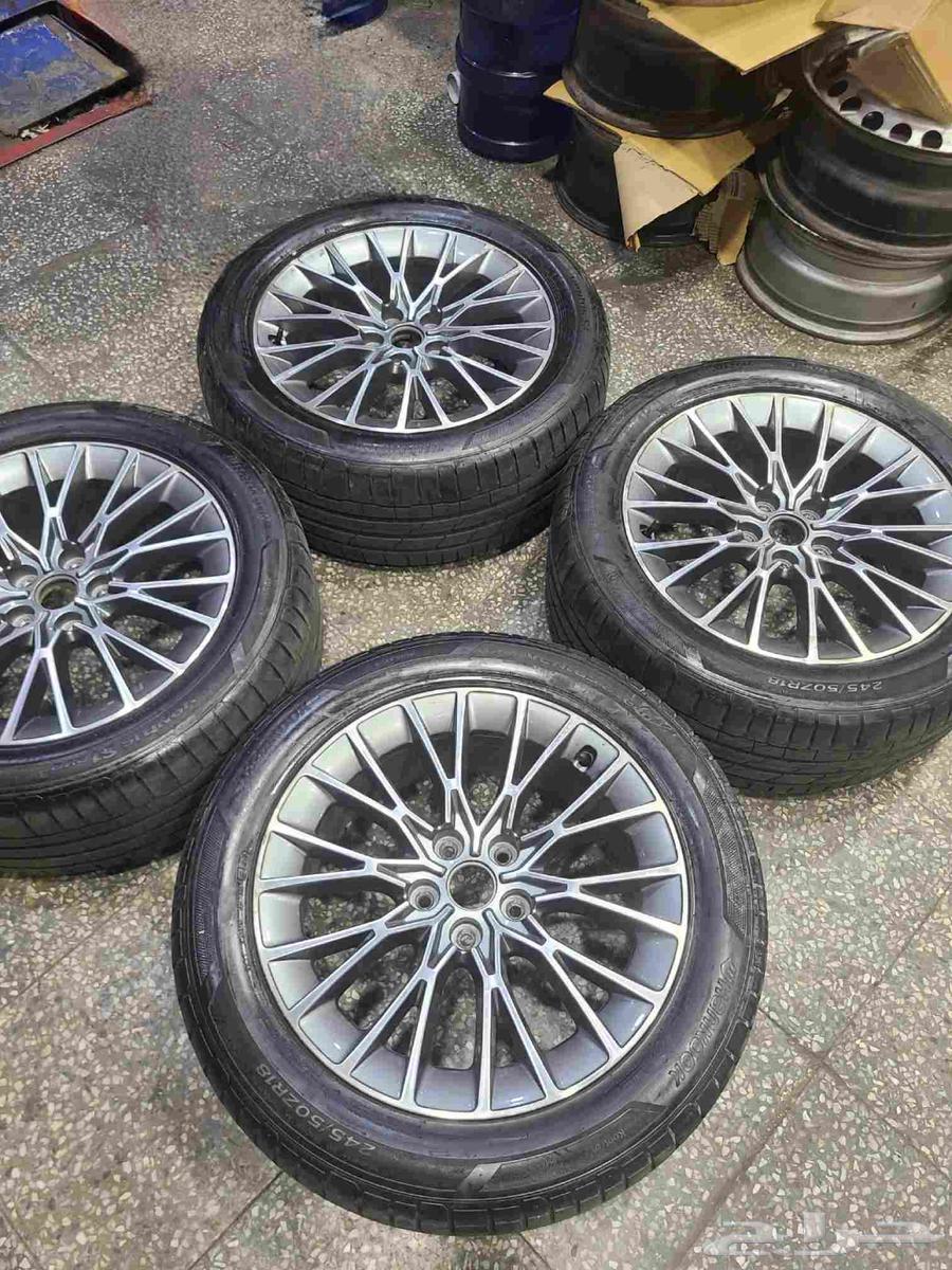 جنوط جينيسس كروم وكالة 2024 مقاس 18 مع كفراتها64518888068227114