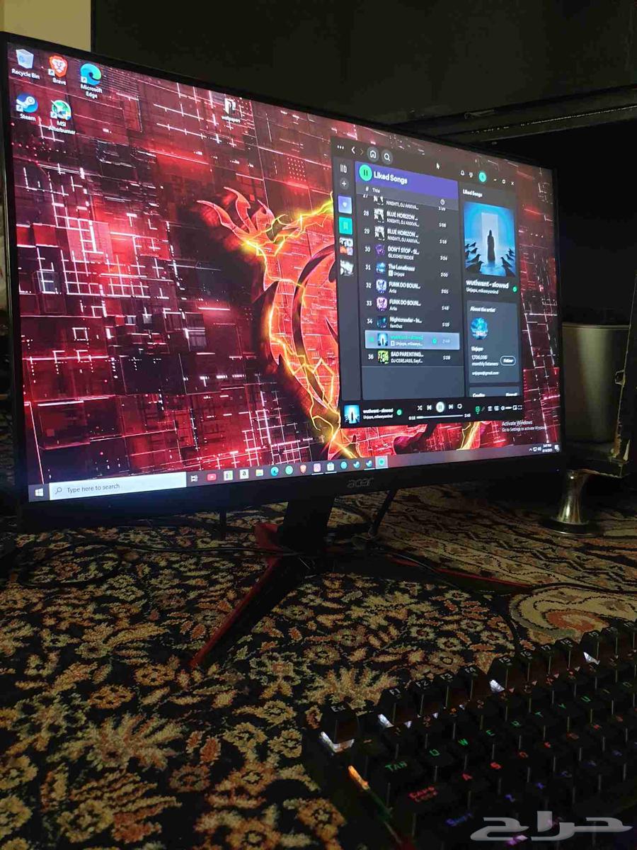 بي سي قيمنق مع شاشة قيمنق للبدل بلابتوب قيمنق او ماك بوك64376870086787110