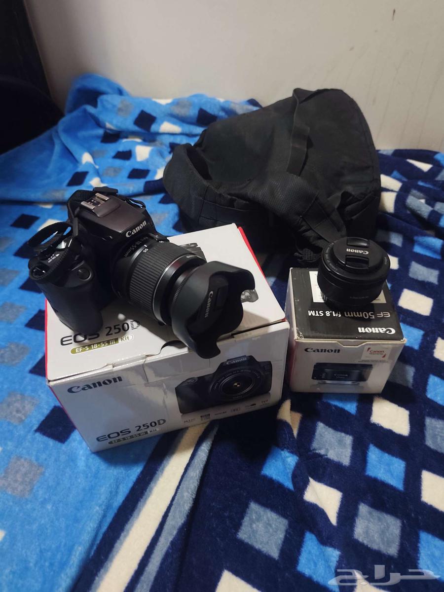 للبيع كاميرا Canon EOS 250D الحالة ممتازة جد ا64372038173825110