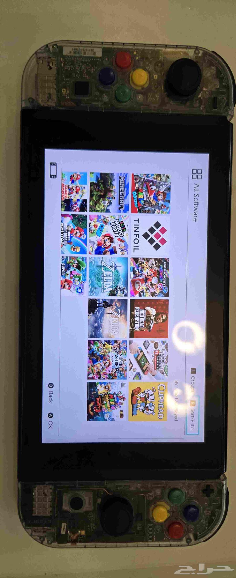 Hacked Nintendo Switch with 512 GB memory64373536510211111