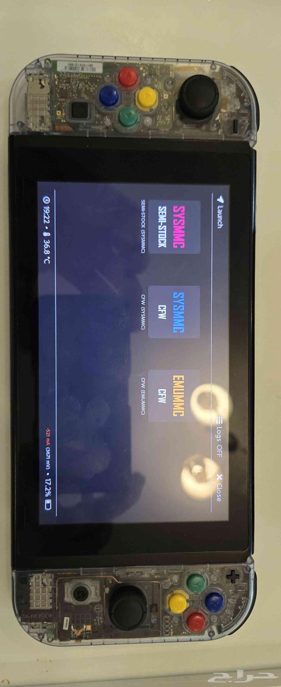 Hacked Nintendo Switch with 512 GB memory64373536510211114