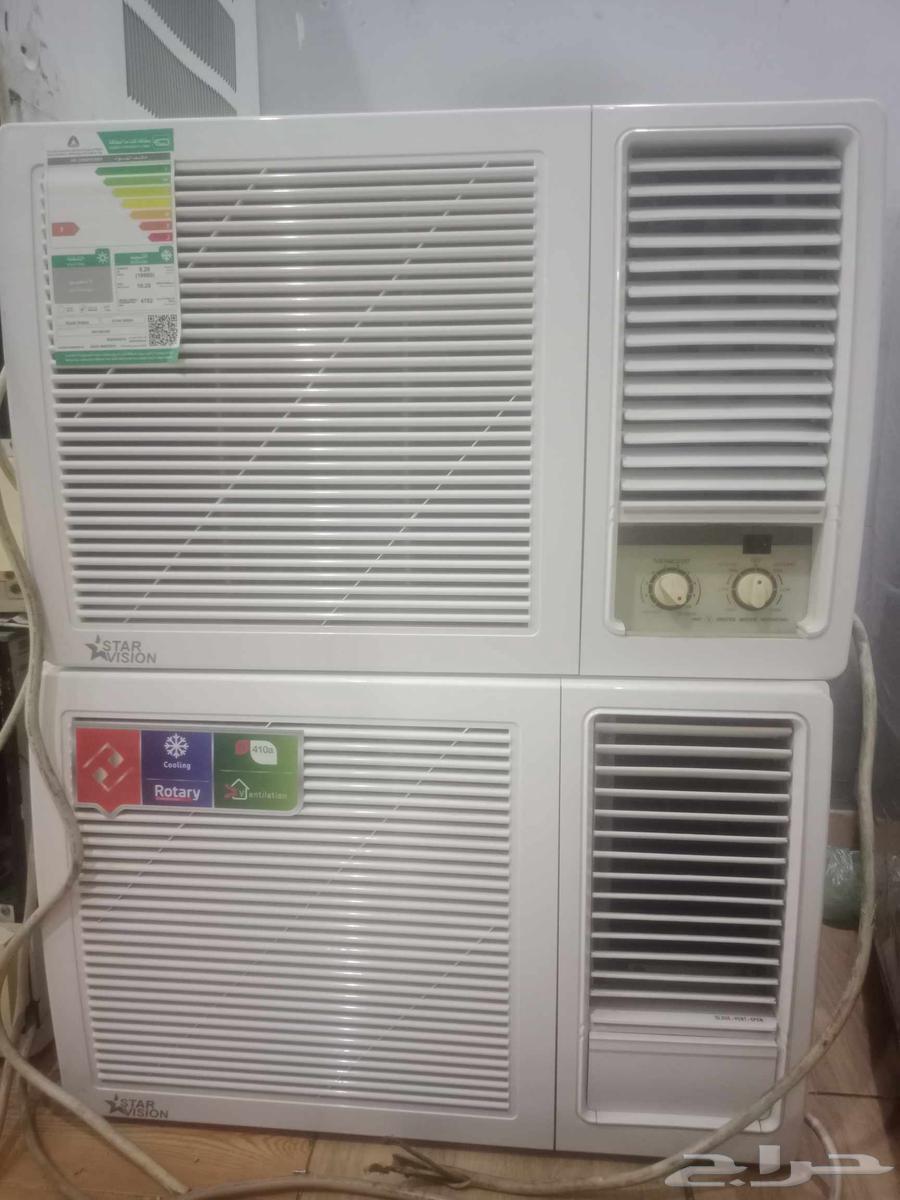 مكيفات شباك موفر للطاقة شبه جديدة للبيع على ضمان64374290165889111