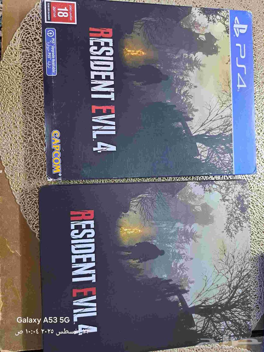 شريط رزدنت ايفل 4 ريميك ستيل بوك64363711180161110