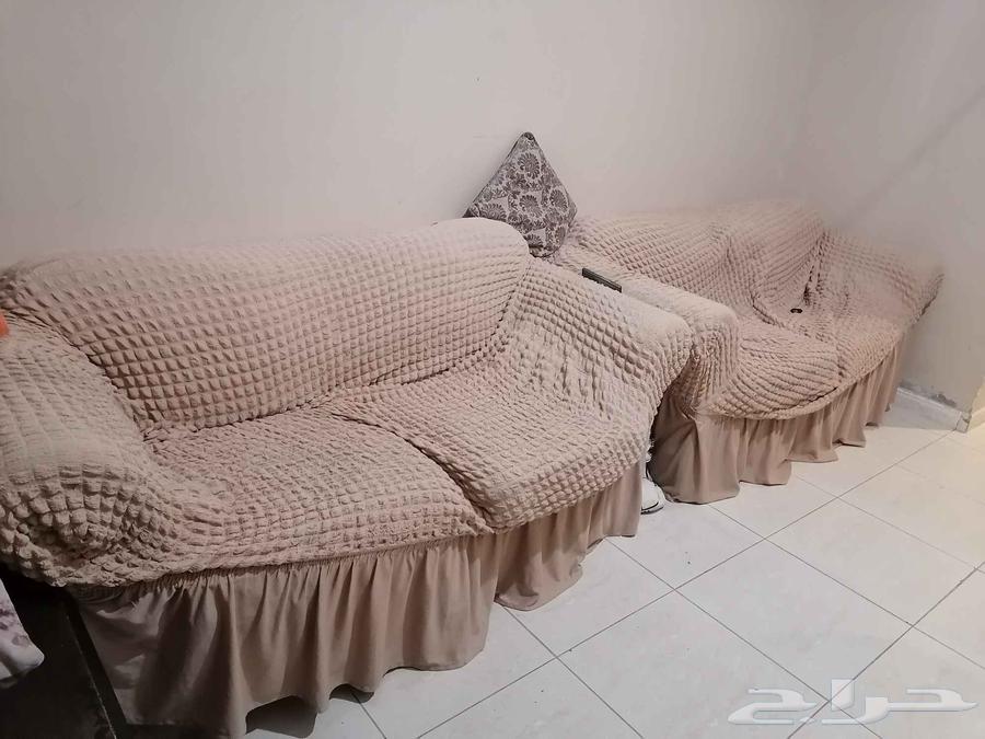 Refrigerator, freezer, automatic LG washing machine, oven, and sofa64370597680387111