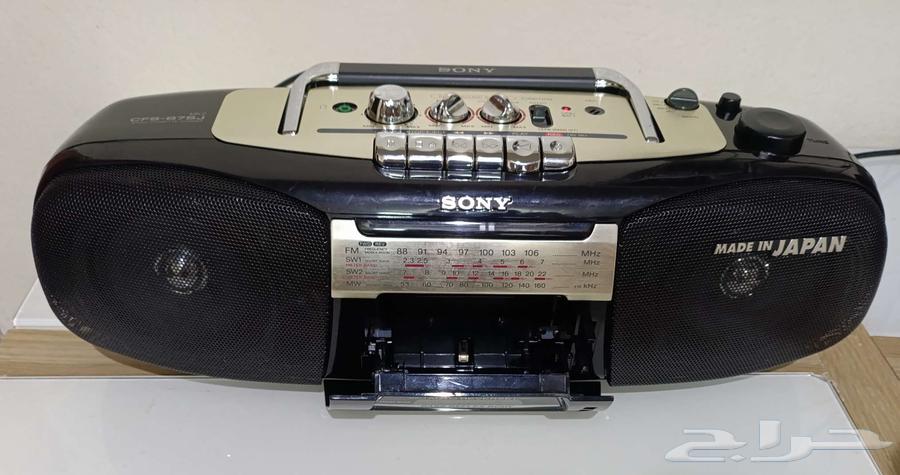 كاسيت وراديو سوني صناعه ياباني بحاله ممتازه64375156458242110