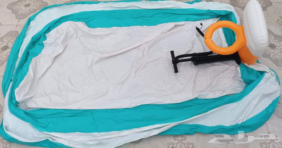 مسبح اطفال مترين في متر ارتفاع نص متر تقريبن64369306804995110