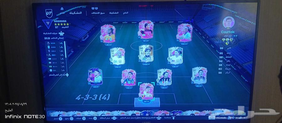 تشكيله فيفا 25 للبيع64367654450561110