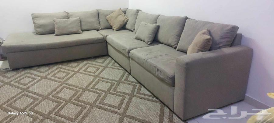 كنب مستعمل للبيع حرف L ...الرياض .64375349028481111