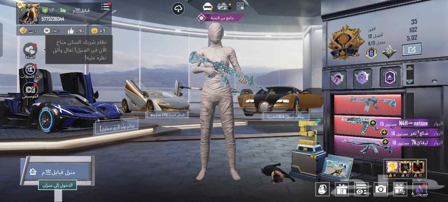 PUBG account level 76 with everything cool, cars and cool lobby64366923545857111