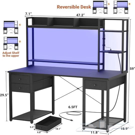 gaming desk and multiple items gaming desk64368441203842112