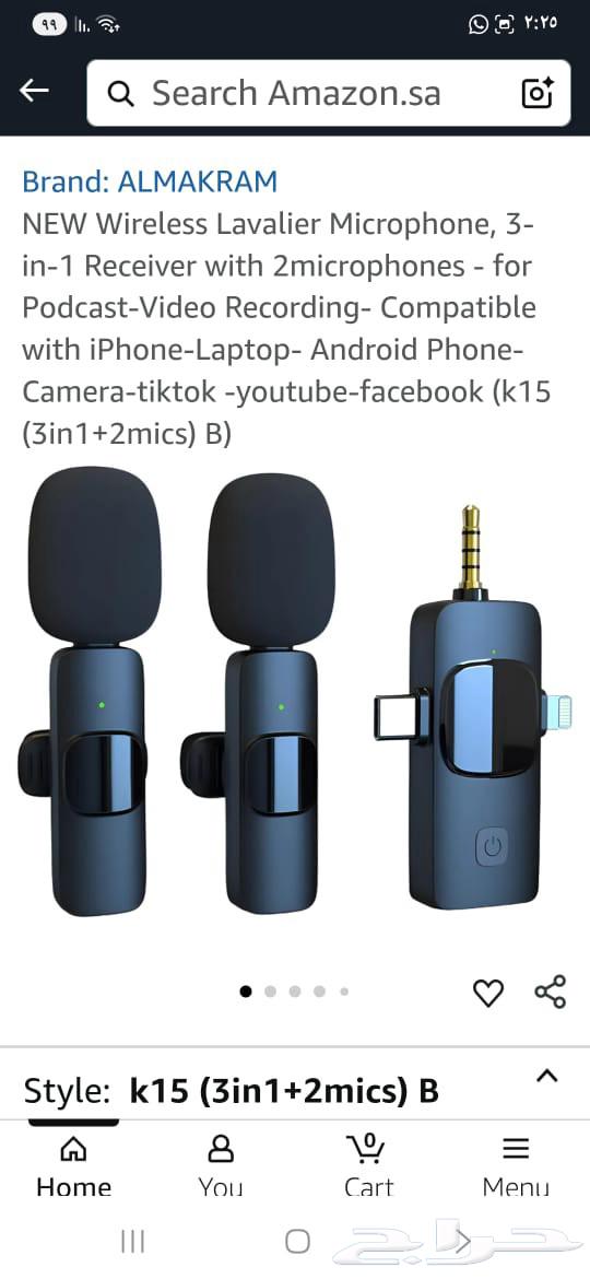 Professional microphone with 3 different inputs for 100 SAR64375648382339110