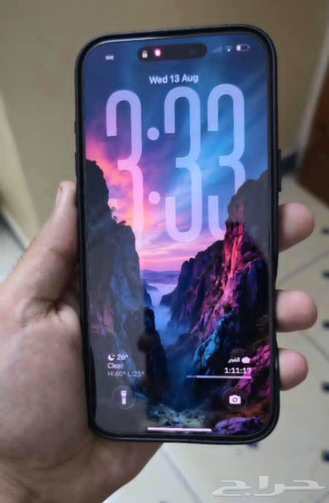 ايفون 16 برو ماكس شبه جديد ما فيه خدش64370482803074113