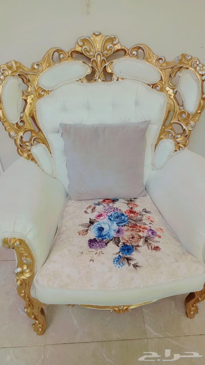 كراسي جلوس كنبه 3 أشخاص و 4 كراسي مفردة64375289124993110