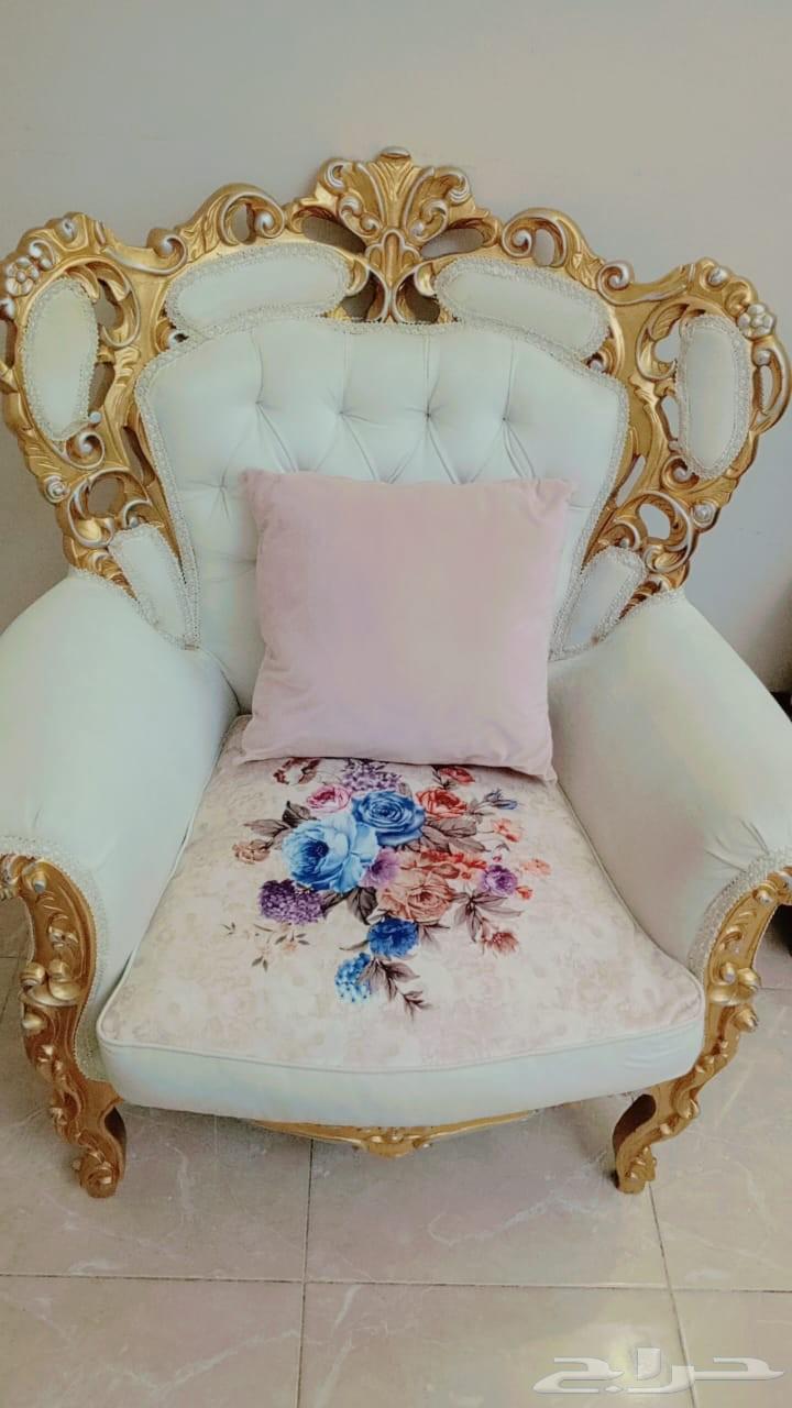 كراسي جلوس كنبه 3 أشخاص و 4 كراسي مفردة64375289124993111