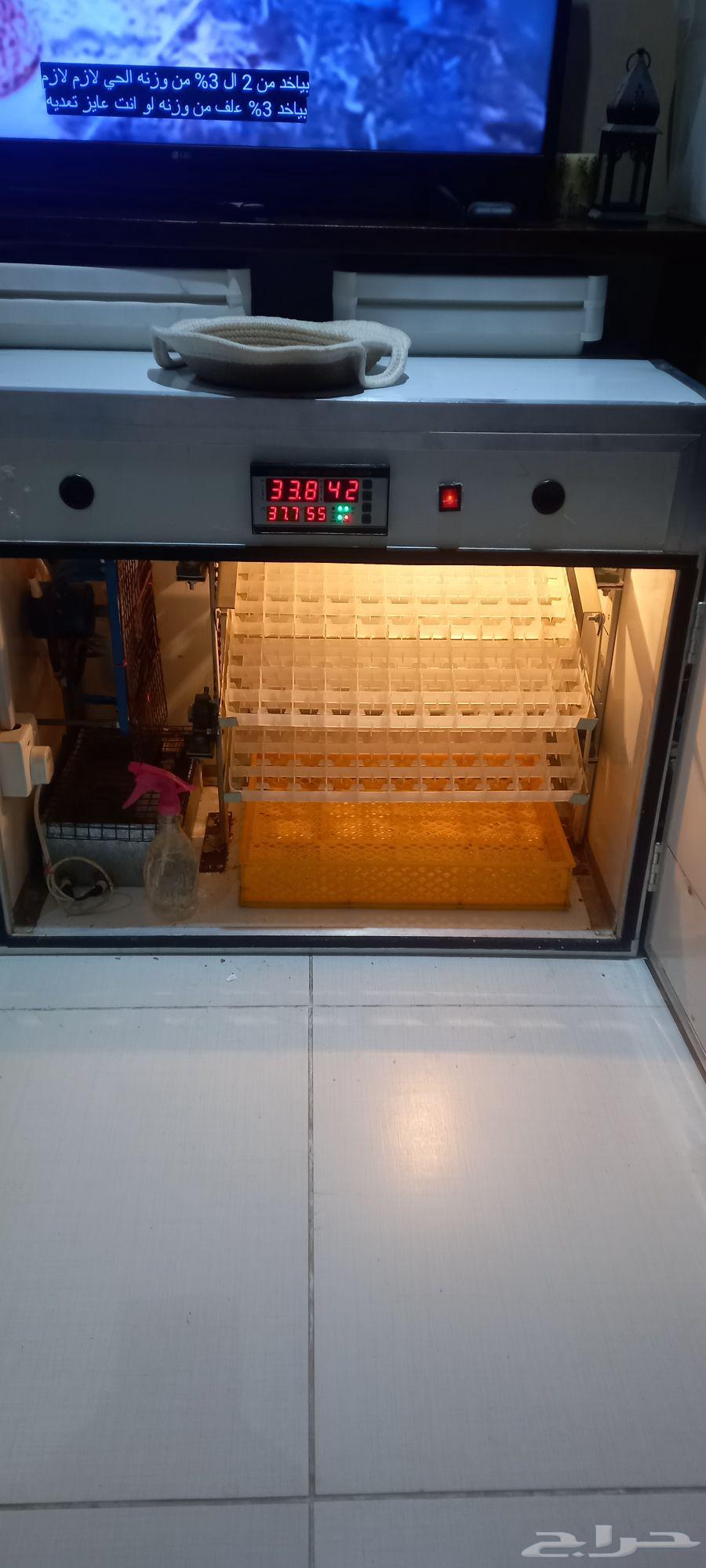 Sea Glow 176-egg incubator, used only twice, automatic64375916941059110