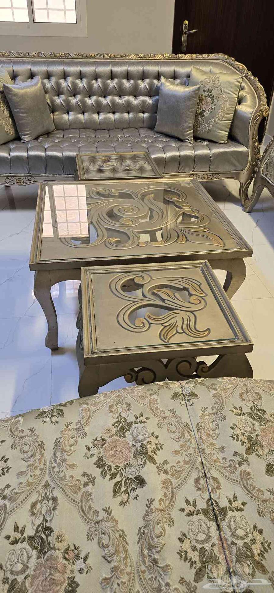 طقم كنب انتريه شبه جديد64365747070979110