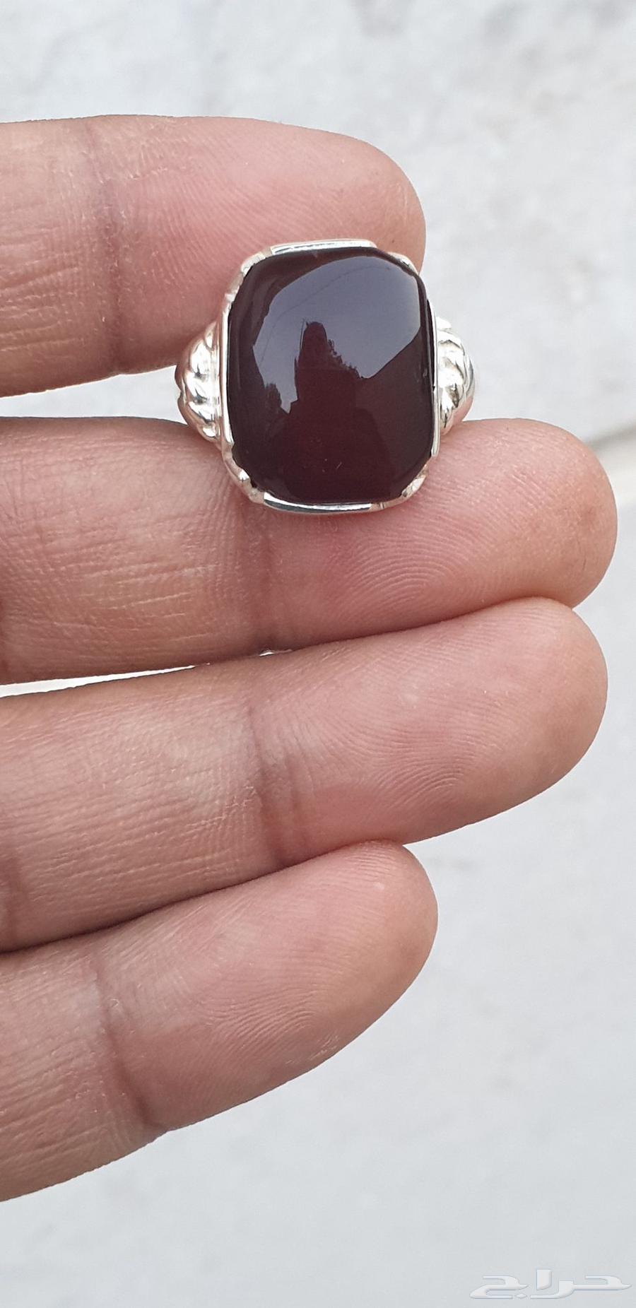 خاتم عقيق يماني كبدي64372813399809112