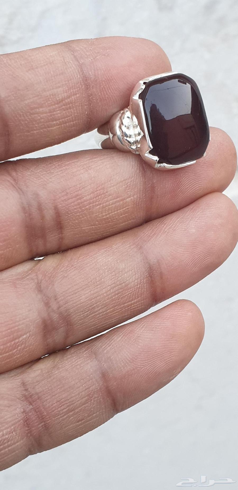 خاتم عقيق يماني كبدي64372813399809113