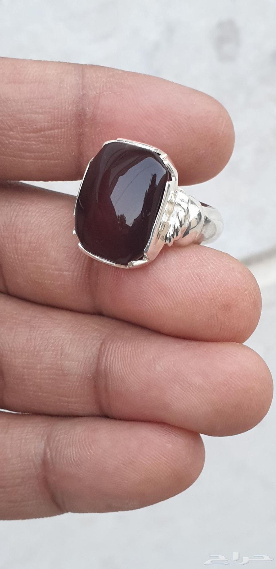 خاتم عقيق يماني كبدي64372813399809111