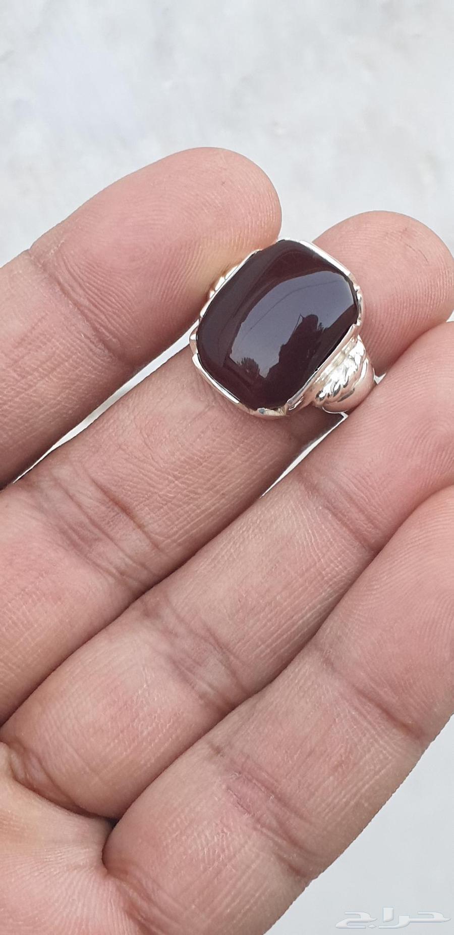 خاتم عقيق يماني كبدي64372813399809110