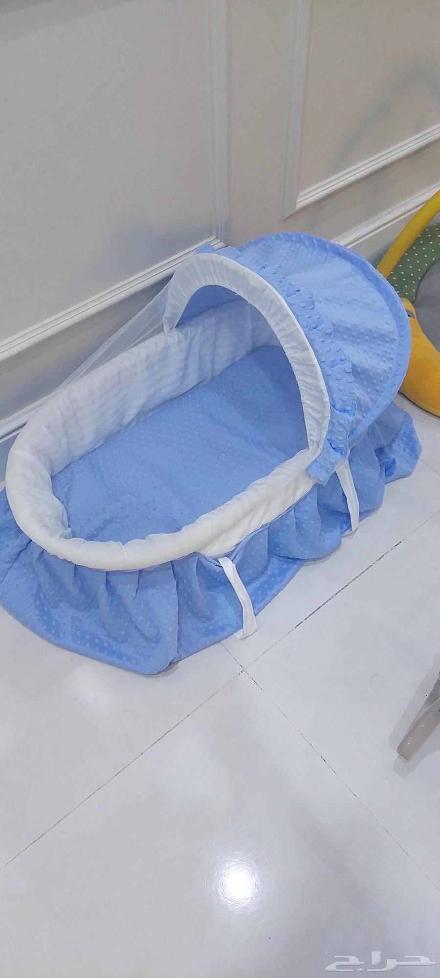 سرير اطفال رضع مع جلاسه و محبس اطفال64384106170626110