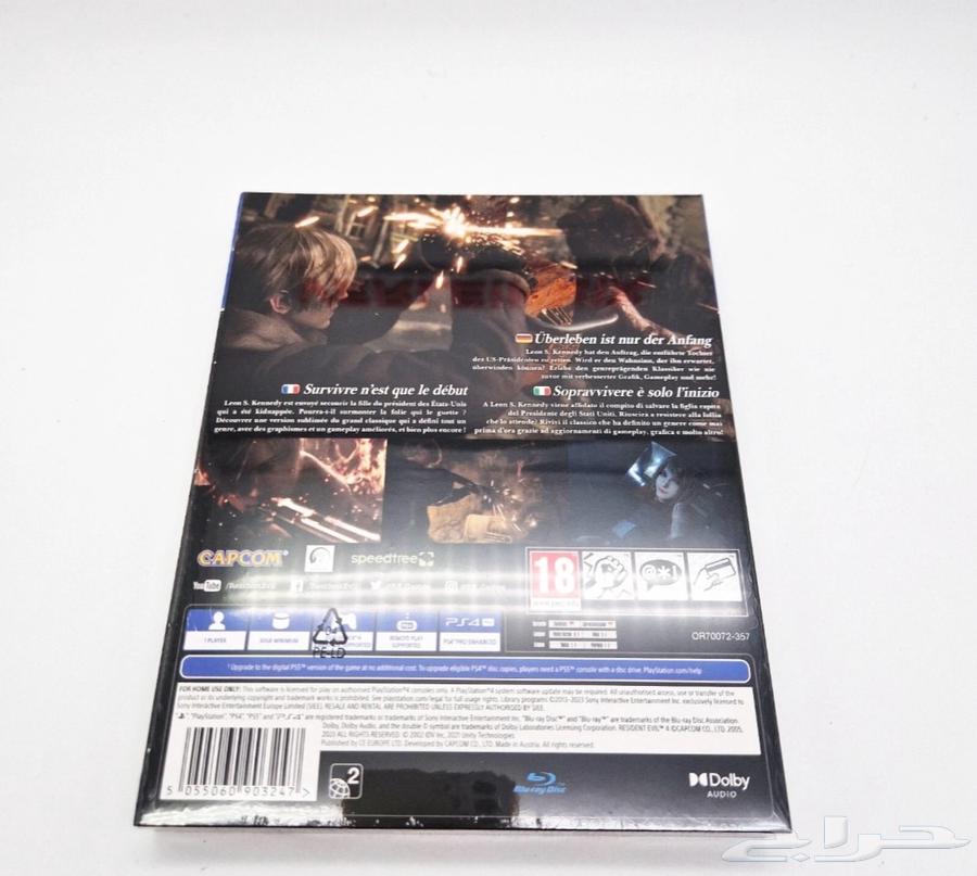 resident evil 4 remake steel book ستيل بوك جديد64387271532033111