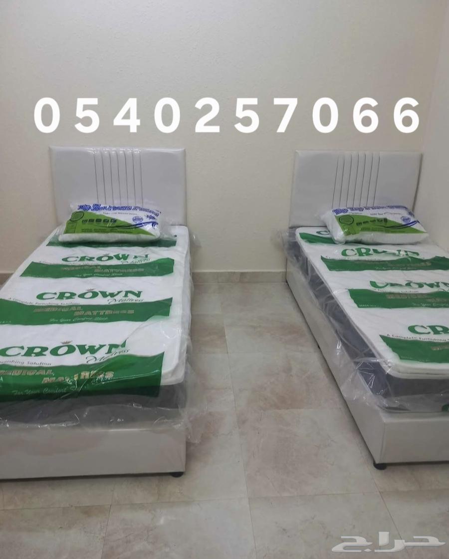 Free delivery and installation in Riyadh, single bed with mattress 275 SAR64386627333377114
