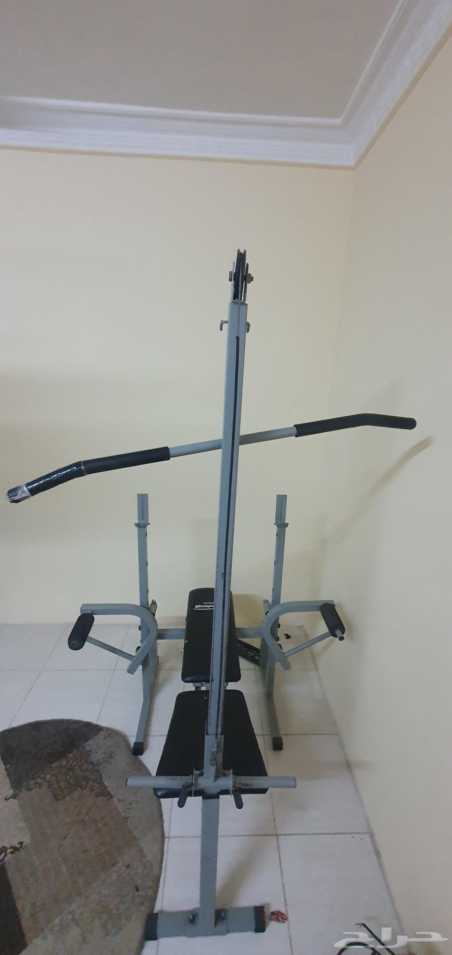 بنش لتمرين الظهر والصدر والرجل وشنطة اوزان كامله64377374626946111