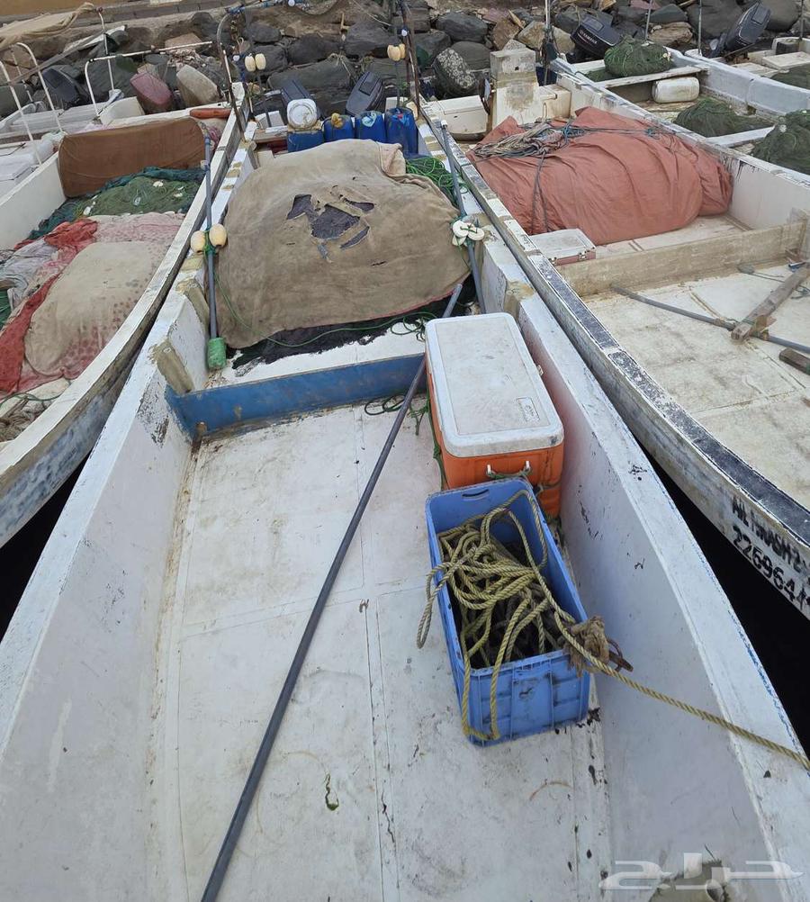قارب صيد طوله 8 متر بجميع أجهزته مع شبك صيد صابي وراسخ64387397371522112