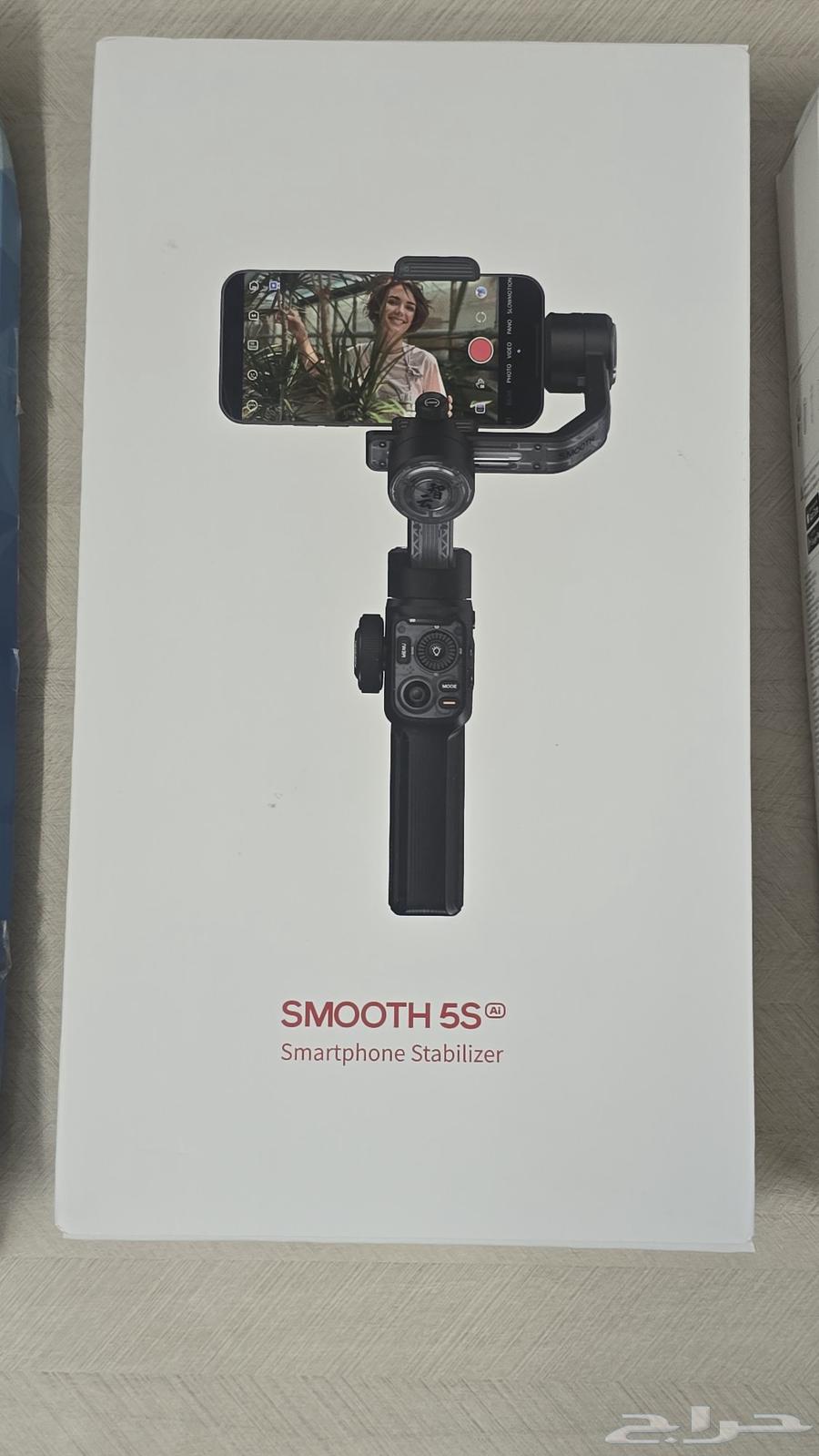 معدات تصوير مثبت ومانع اهتزاز كاميرا وجوال واضاءة مستمرة64390291855105111