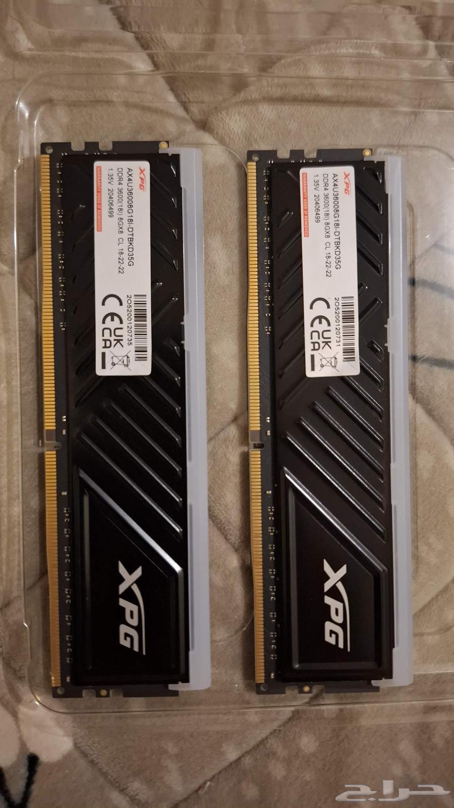 للبيع رامات XPG قيمنق64378120523779111