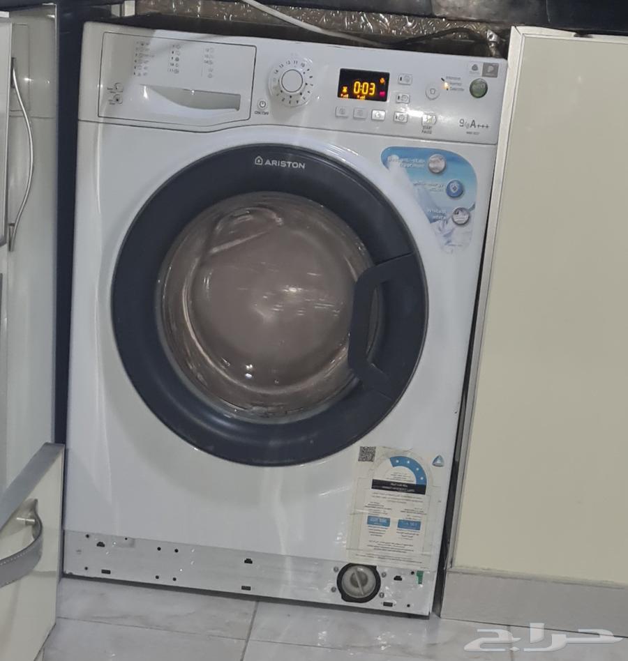 غسالة اتوماتيك اريستون 9 كيلو يظهر فيها رمز العطل f0864384396515713110