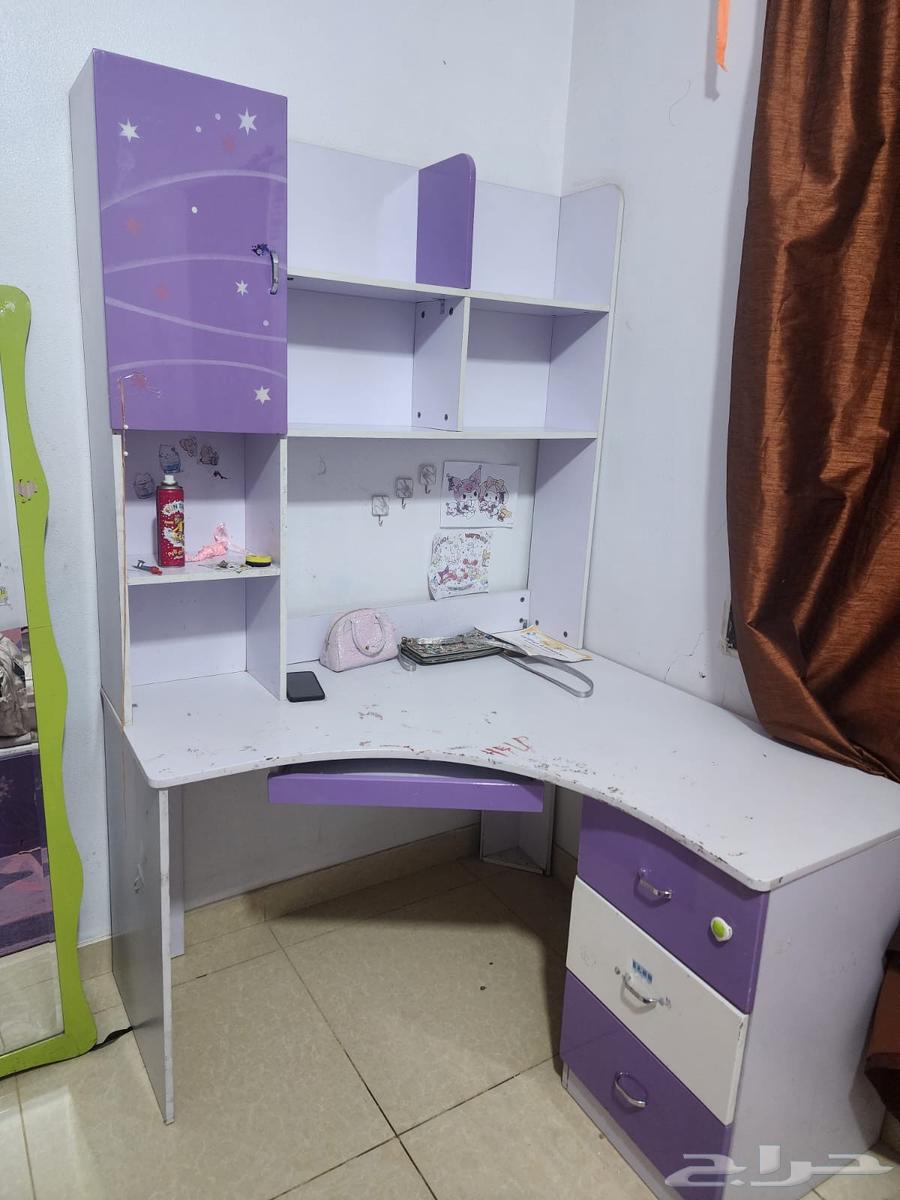 سرير أطفال ايكيا و غرفة بنت بحالة ممتازة لأعلى سعر64385648589955114