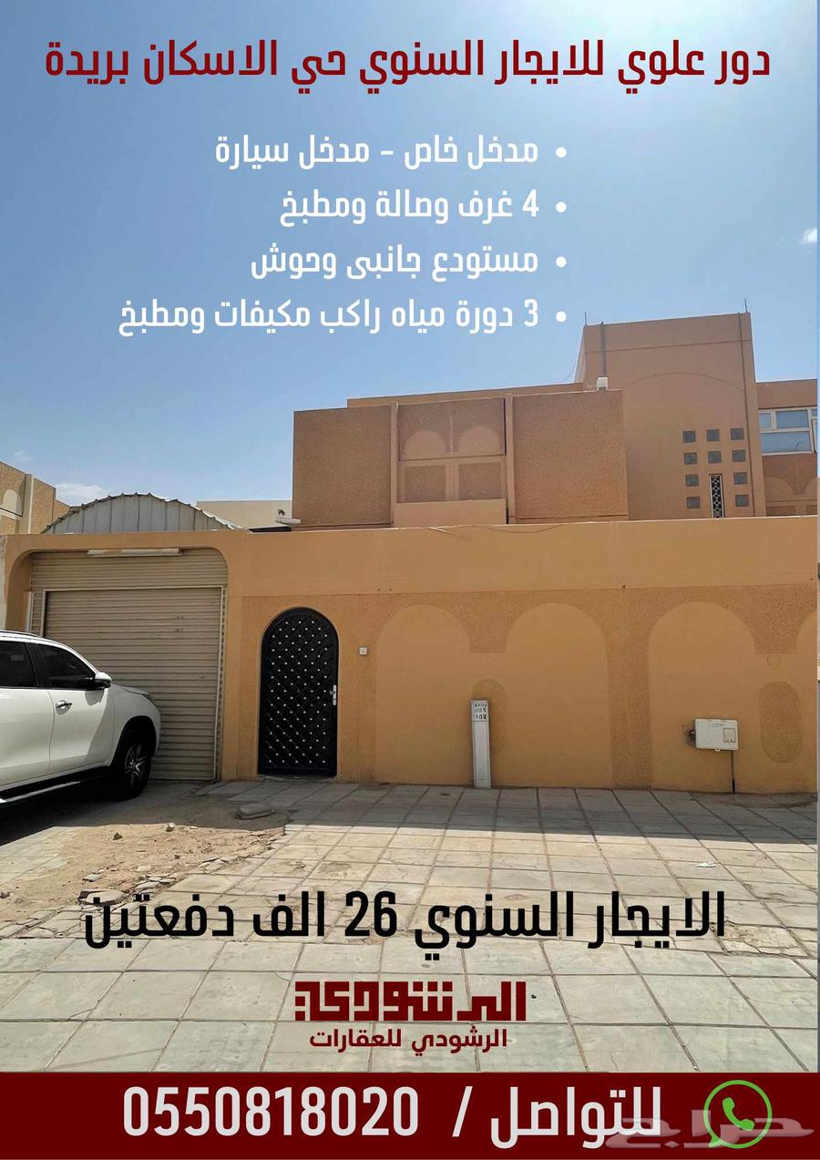 Upper floor in Al-Iskan neighborhood for annual rent636133099544331129