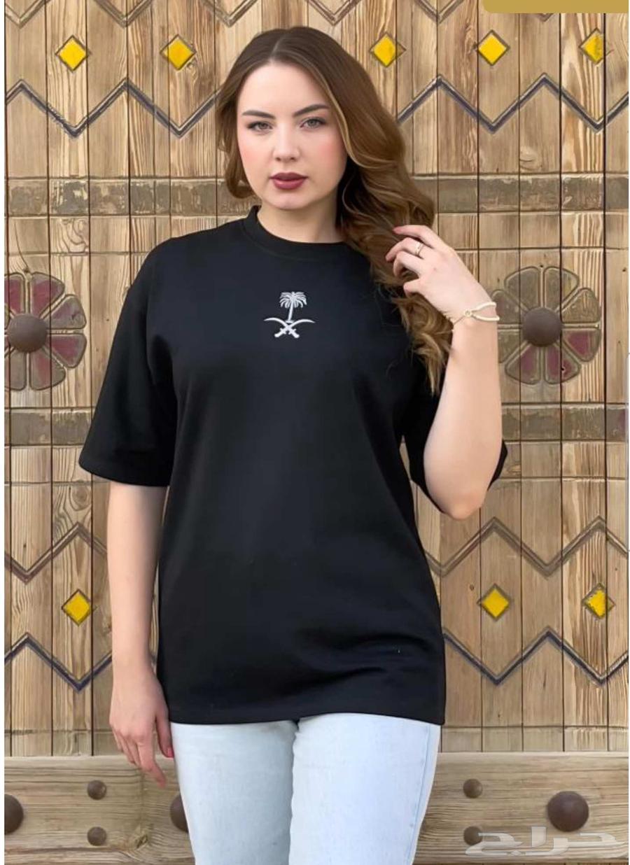 تيشيرت نسائي اليوم الوطني اطلبي الان وضيفي لمسة فرح باليوم ا64389902374403114