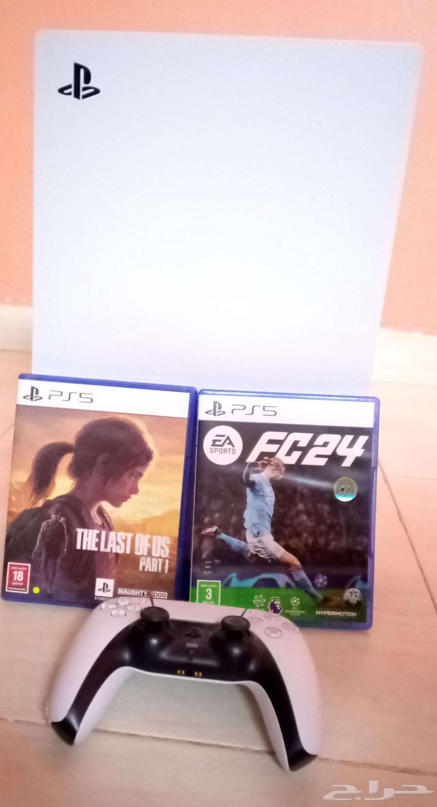 للبيع جهاز بلايستيشن 5 شبة جديد استخدام قليل64381123313666110