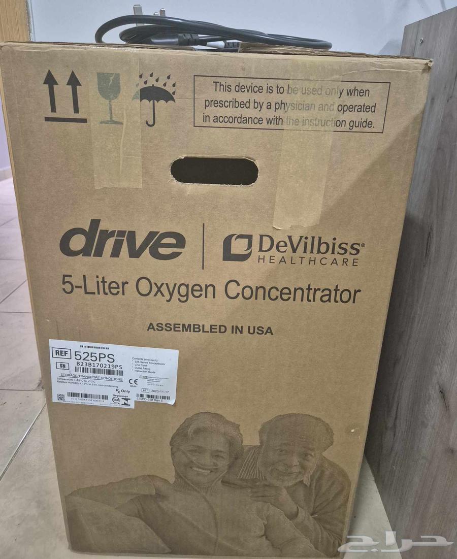 جهاز توليد اكسجين 5 لتر ديفيليبس امريكي - DeVilbiss64389654173187111
