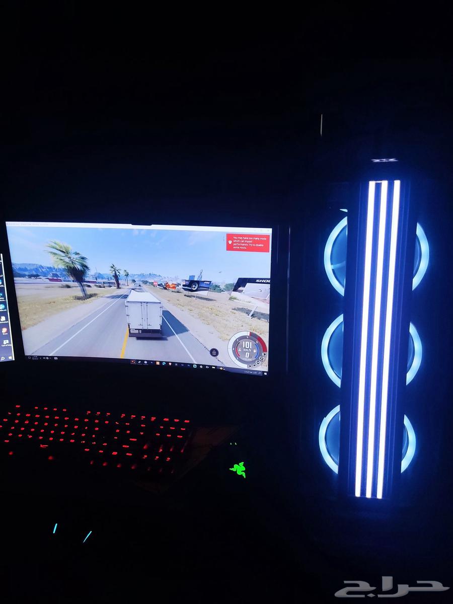 بي سي كامل مع اغراضه للبيع64389308503169110