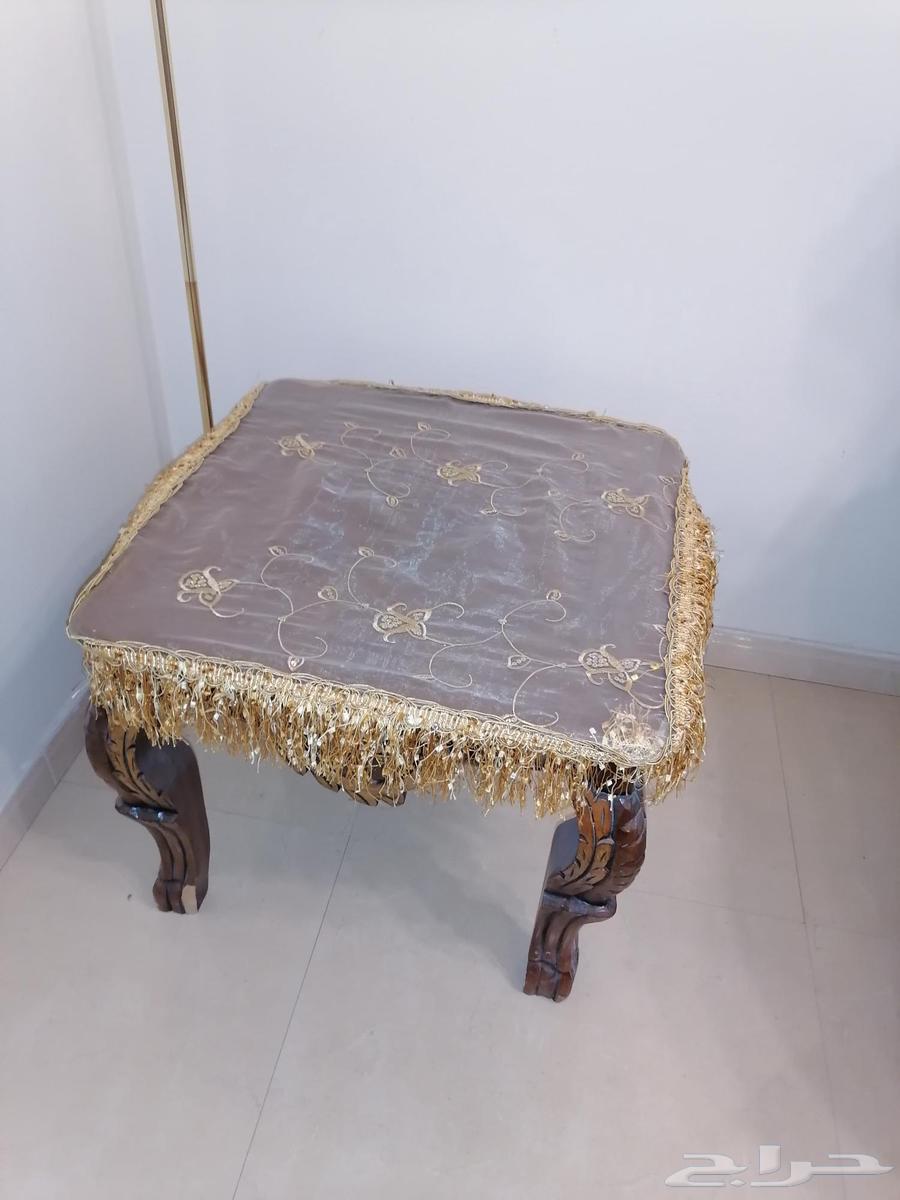 Seven-piece used carved sofa set (triple, double, two singles)64383192204418111