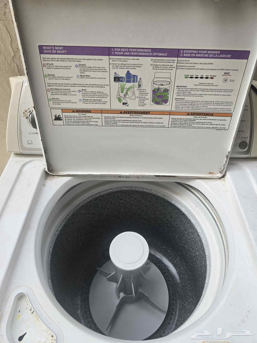 غساله ومجفف ملابس امريكيه للبيع على السوم64378091082115110