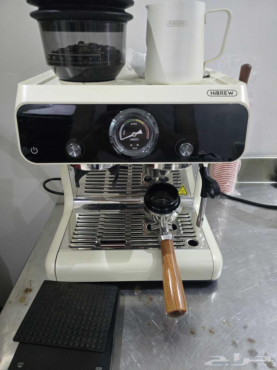 ماكينه قهوة هايبرو الجديده بالكرتون مع كل أغراضها64390911964803110