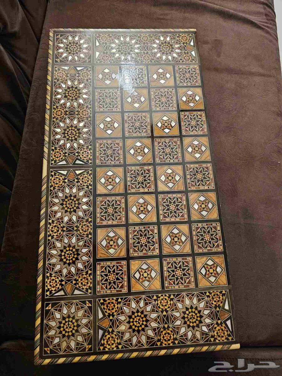 طاولة زهر صدفية تراث دمشقي جديدة64392237271810111