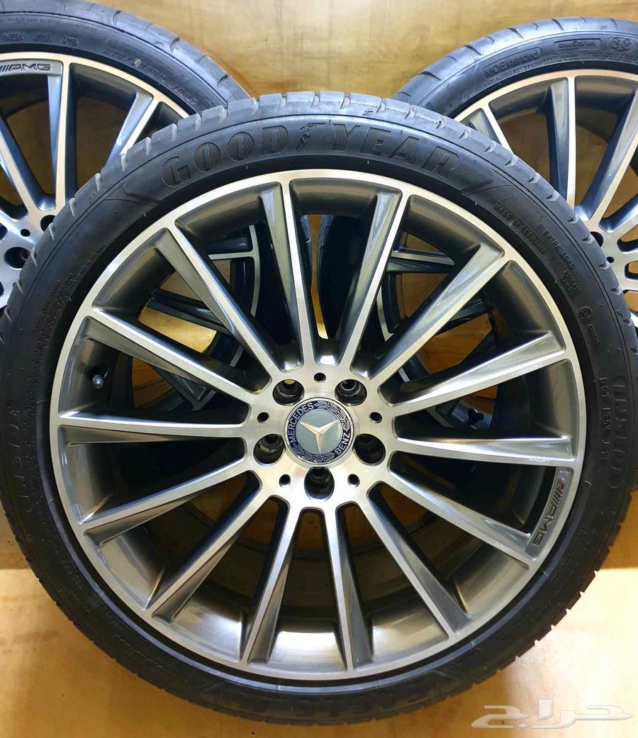 جنوط مرسيدس يخت 2017 S class مع كفرات نظيفه64532297279875110