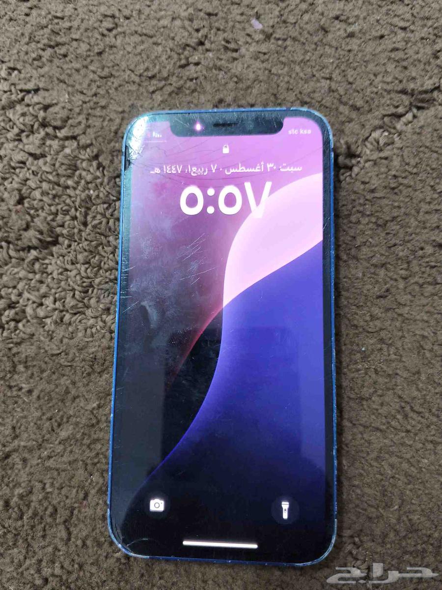 ايفون 12 ميني بطاريه 74 شاشه اصليه ما تغيرت64387355114113111