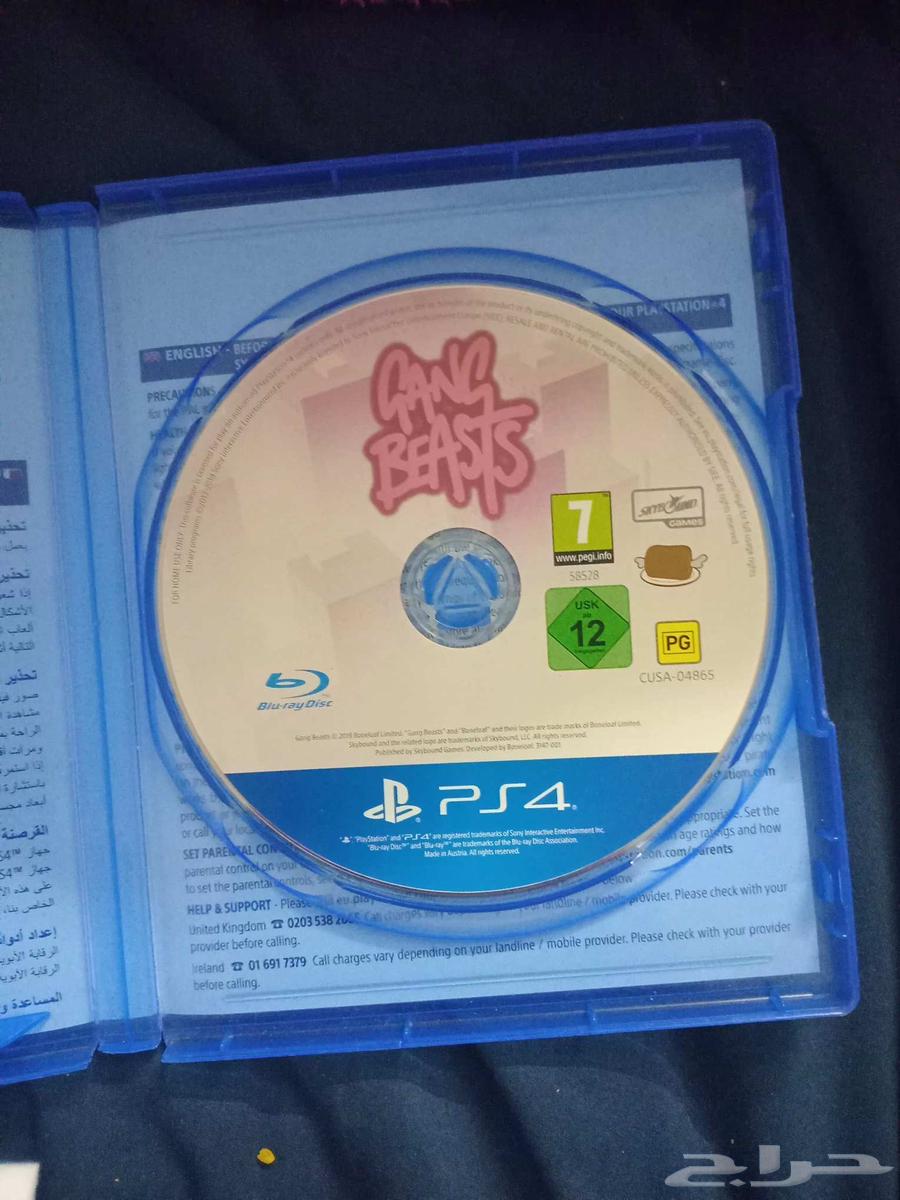 شريط لعبة مصارعة لبليستيشن4 مستعمل لاكن نضيف64389059019009110