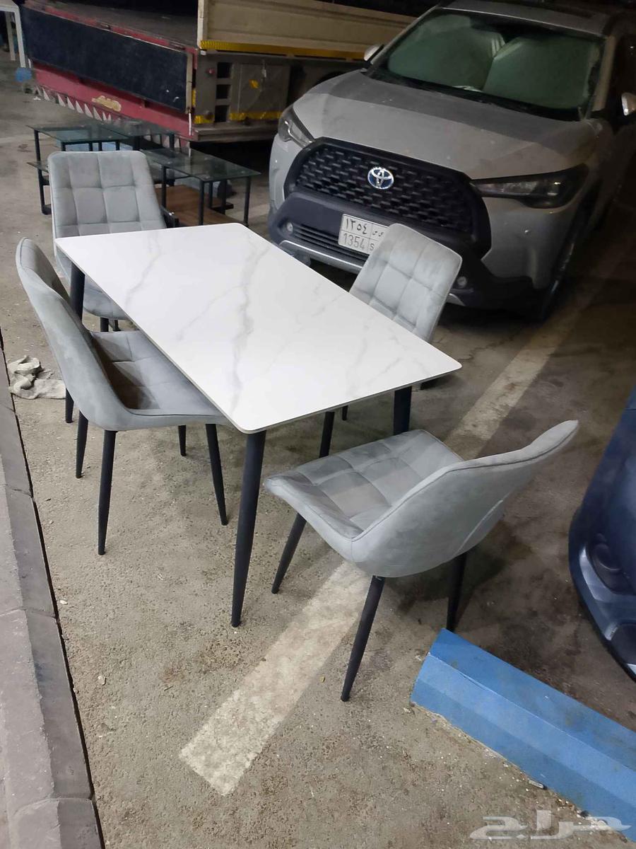 طاولة طعام 4كرسي اخت الجديد64389211050883110