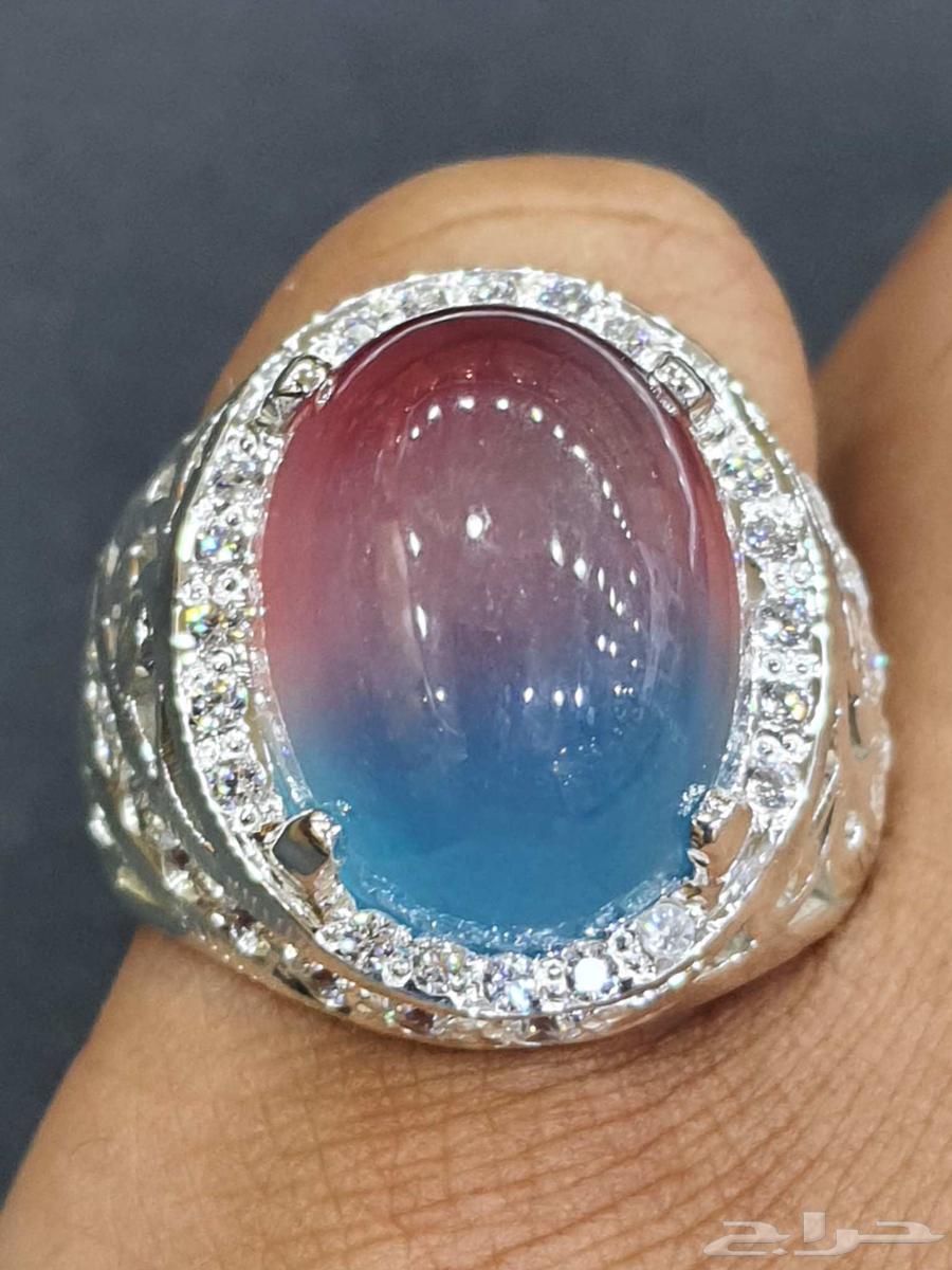 خاتم نوادر الجاد البورمي بشهادة64386388703745111